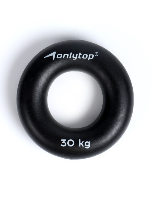 Эспандер кистевой ONLYTOP, 30 кг, чёрный