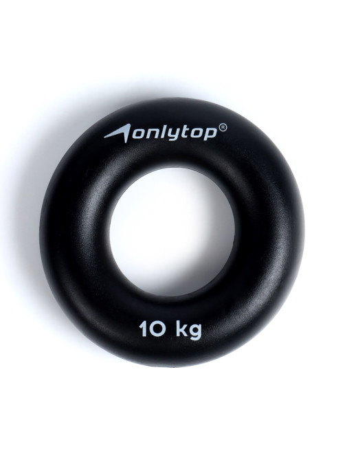 Эспандер кистевой ONLYTOP, 10 кг, чёрный