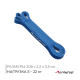 Эспандер ленточный многофункциональный ONLYTOP, 208×2.2×0.5 см, 5-22 кг, синий