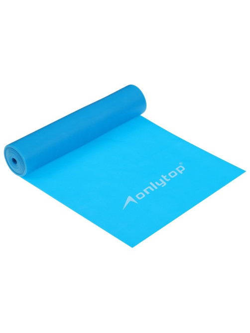 Эспандер ленточный для фитнеса ONLYTOP, 150×15×0.04 см, 10 кг, МИКС