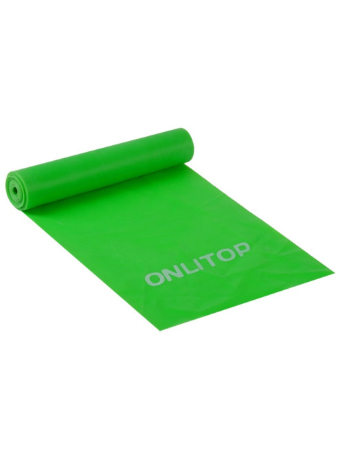 Эспандер ленточный для фитнеса ONLYTOP, 150×15×0.04 см, 10 кг, МИКС