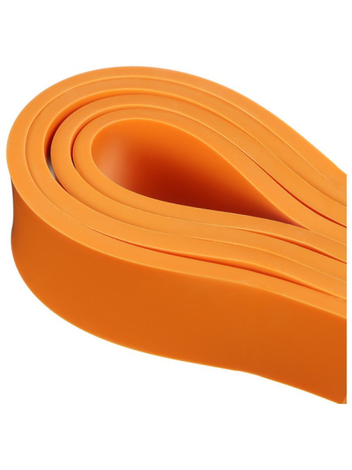 Эспандер ленточный многофункциональный ONLYTOP, 208×2.9×0.5 см, 11-36 кг, оранжевый