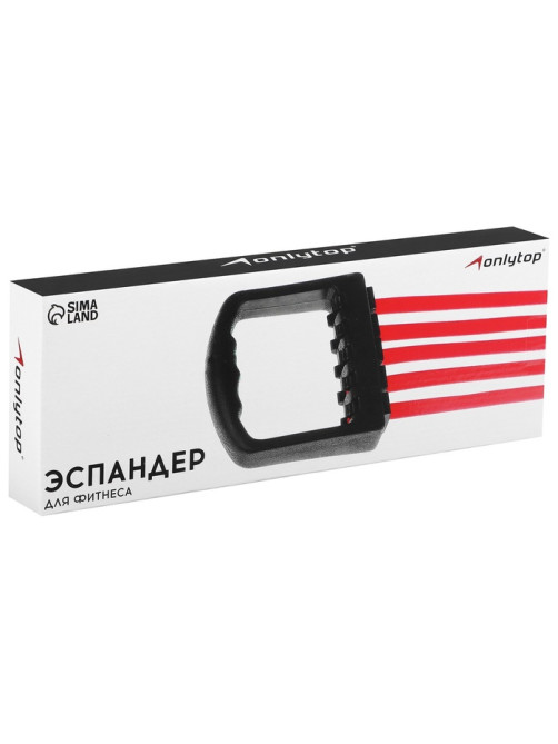 Эспандер грудной ONLYTOP, 35 кг, МИКС