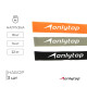 Набор фитнес-резинок ONLYTOP: нагрузка 10, 14, 22 кг, 3 шт., 30×5 см, МИКС