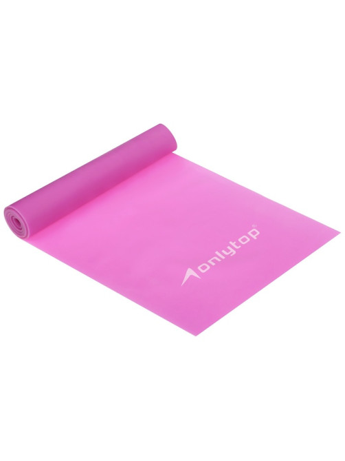 Эспандер ленточный для фитнеса ONLYTOP, 150×15×0.04 см, 10 кг, МИКС