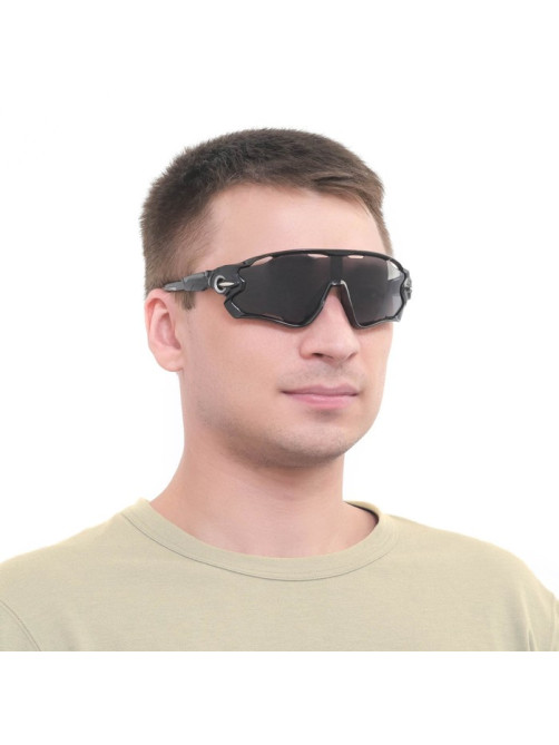 Очки солнечные мужские спортивные «Мастер К», uv 400, ширина 15 см, дужка 13.5 см, линза 8×5.1 см