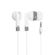 Наушники Luazon W-23, проводные, вакуумные, кабель 96 см, Jack 3.5 мм, МИКС