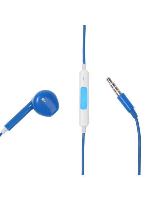 Наушники Luazon RX-13, вкладыши, микрофон, синие