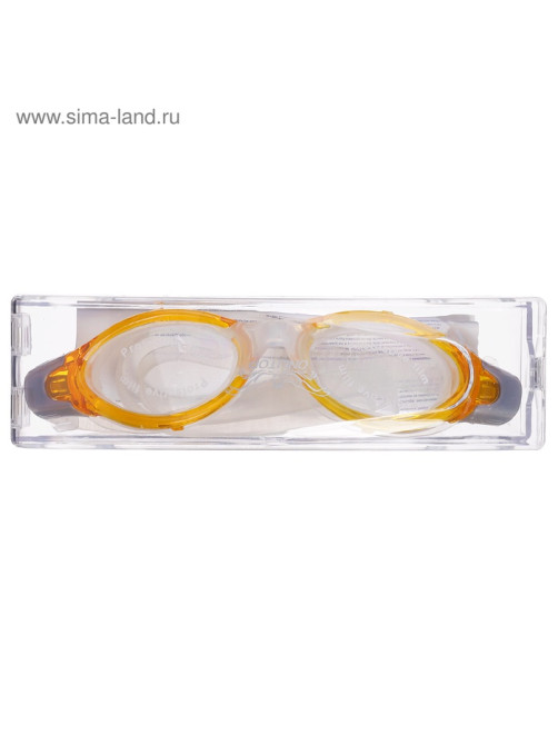 Очки для плавания ONLYTOP, беруши, МИКС