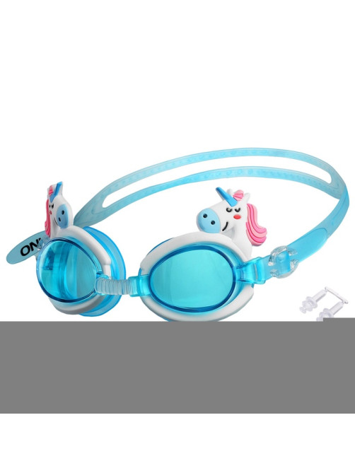 Очки для плавания детские ONLYTOP, беруши, МИКС