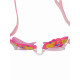 Очки для плавания детские ONLYTOP Swim «Русалка», беруши, розовые