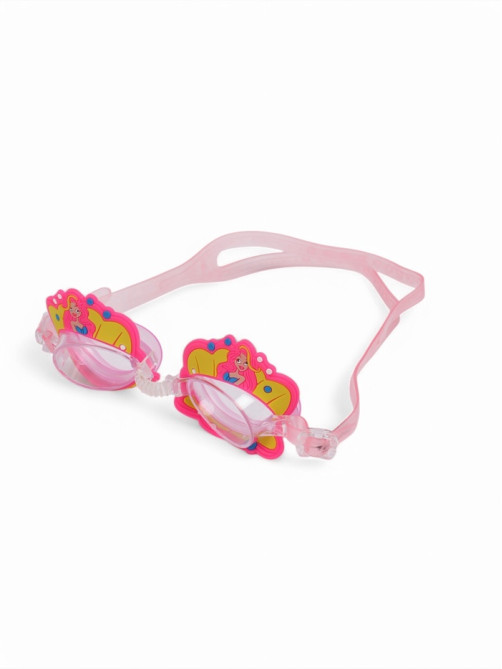 Очки для плавания детские ONLYTOP Swim «Русалка», беруши, розовые