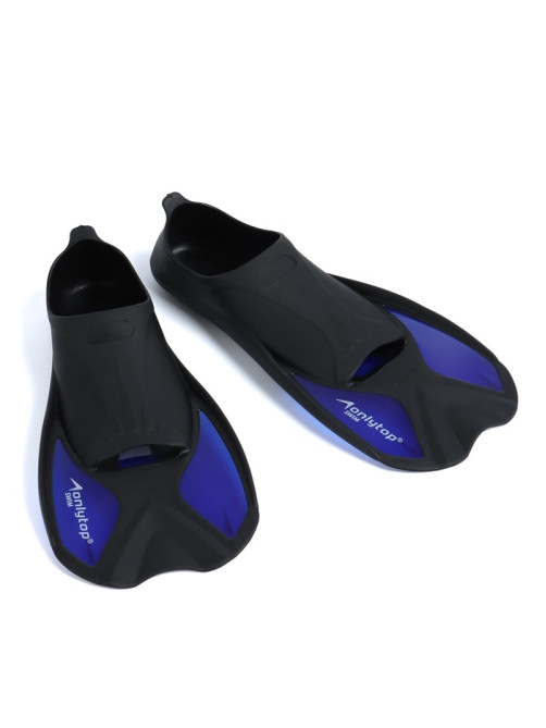 Ласты для плавания ONLYTOP, р. 42-43, чёрные, синие
