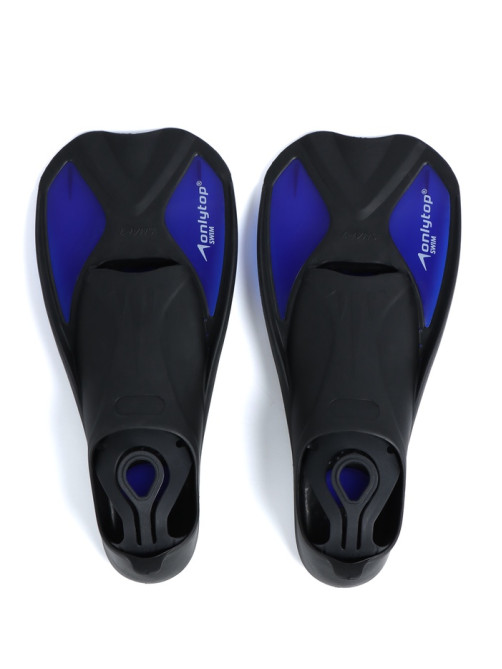 Ласты для плавания ONLYTOP, р. 40-41, чёрные, синие