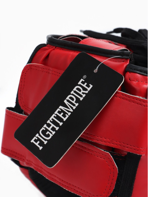 Шлем боксёрский FIGHT EMPIRE, AMATEUR, р. M, красный
