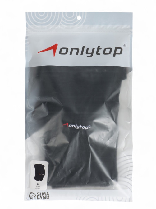Наколенники волейбольные ONLYTOP, р. M, чёрные