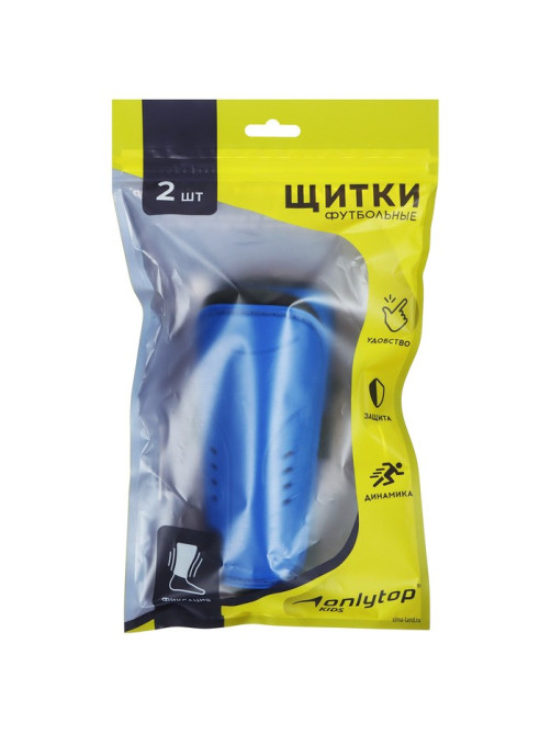 Щитки футбольные детские ONLYTOP, МИКС