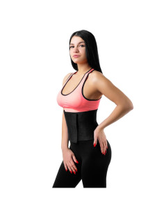 Пояс на талию для похудения ONLYTOP, 100×25×0.4 см, чёрный
