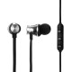 Наушники спортивные беспроводные, магнитные, Luazon VBT 1.1, вакуумные, Bluetooth 4.1, с микрофоном, 80 мАч, чёрные