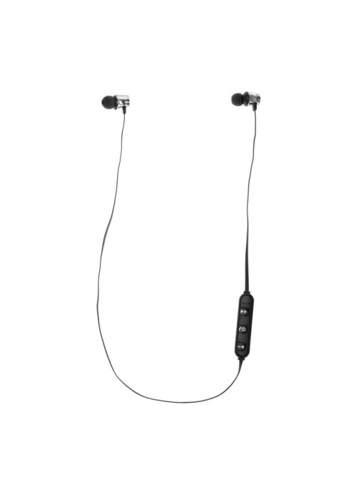 Наушники спортивные беспроводные, магнитные, Luazon VBT 1.1, вакуумные, Bluetooth 4.1, с микрофоном, 80 мАч, чёрные