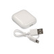 Наушники беспроводные Windigo W22, TWS, вкладыши, Bluetooth 5.0, 40/500 мАч, сенсор, белые глянцевые