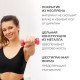 Гантель неопреновая ONLYTOP, 1 кг, фуксия