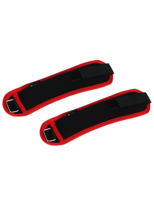 Утяжелители на запястье ONLYTOP, 2 шт.×200 г, красные