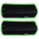 Утяжелители неопреновые ONLYTOP, 2 шт.×0.25 кг, чёрные, салатовые