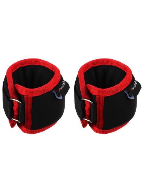 Утяжелители на запястье ONLYTOP, 2 шт.×200 г, красные