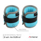 Утяжелители неопреновые ONLYTOP, 2 шт.×0.25 кг, голубые