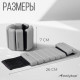 Утяжелители ONLYTOP, 2 шт.×0.5 кг, серые