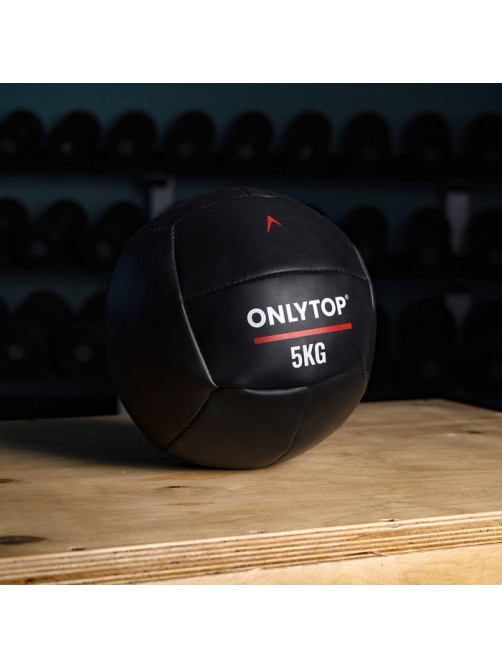 Медицинбол ONLYTOP, 5 кг, d=24 см