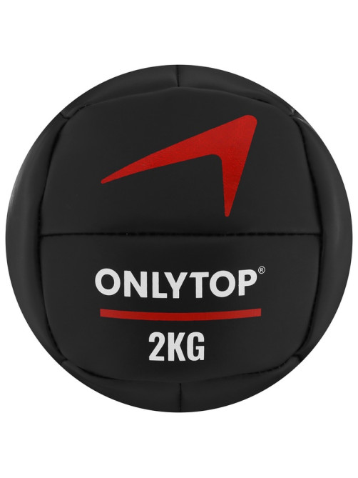 Медицинбол ONLYTOP, 2 кг, d=18 см