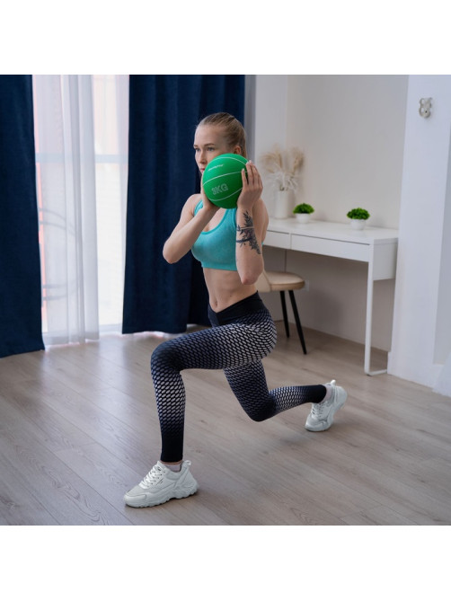 Медицинбол ONLYTOP, 3 кг, зелёный