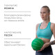 Медицинбол ONLYTOP, 3 кг, зелёный