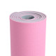Коврик для фитнеса и йоги ONLYTOP, 183×61×0.6 см, серый, розовый