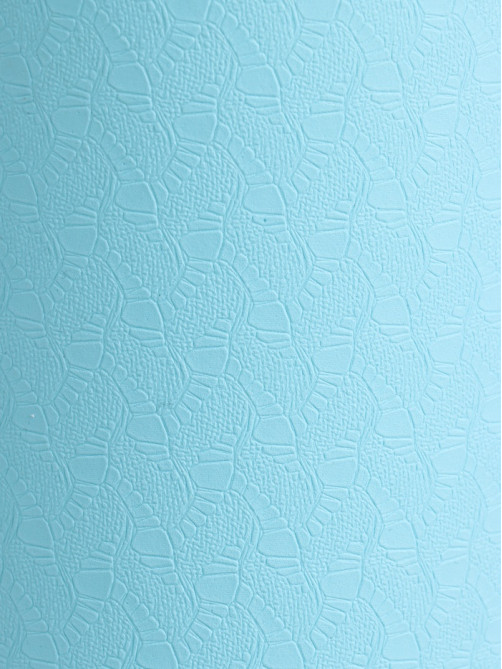 Коврик для фитнеса и йоги ONLYTOP, нескользящий, 183×61×0.6 см, серый, голубой