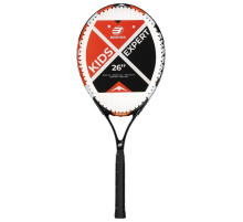 Ракетка для большого тенниса детская BOSHIKA EXPERT KIDS, алюминий, графит, 26''