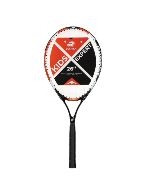 Ракетка для большого тенниса детская BOSHIKA EXPERT KIDS, алюминий, графит, 26''