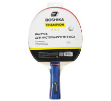 Ракетка для настольного тенниса BOSHIKA Championship, 2 звезды, МИКС