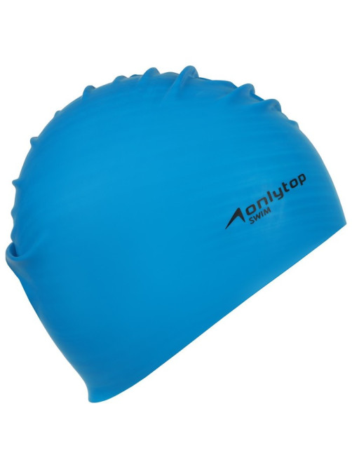 Шапочка для плавания взрослая ONLYTOP Swim, резиновая, обхват 54-60 см, МИКС