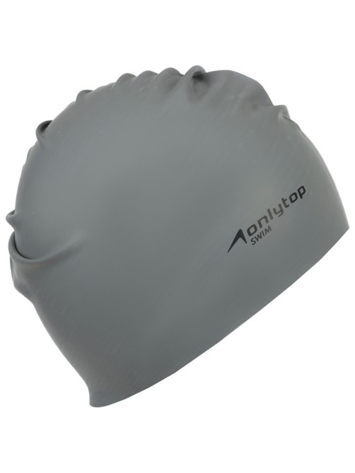 Шапочка для плавания взрослая ONLYTOP Swim, резиновая, обхват 54-60 см, МИКС