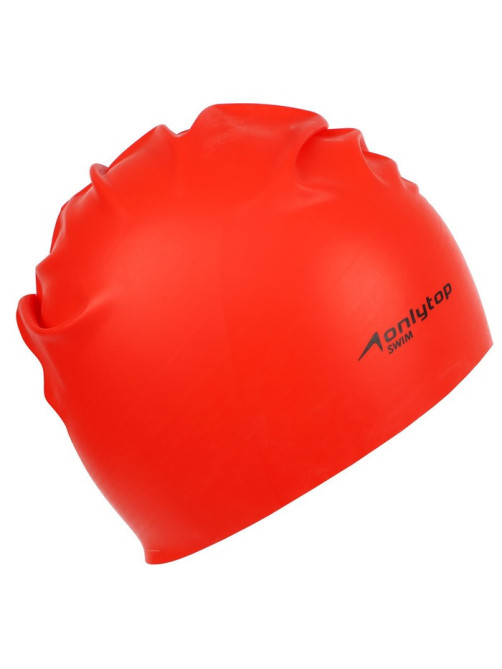 Шапочка для плавания взрослая ONLYTOP Swim, резиновая, обхват 54-60 см, МИКС