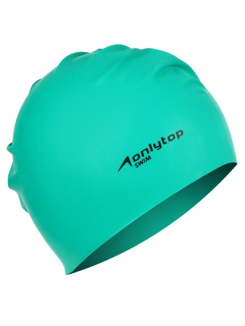 Шапочка для плавания взрослая ONLYTOP Swim, резиновая, обхват 54-60 см, МИКС