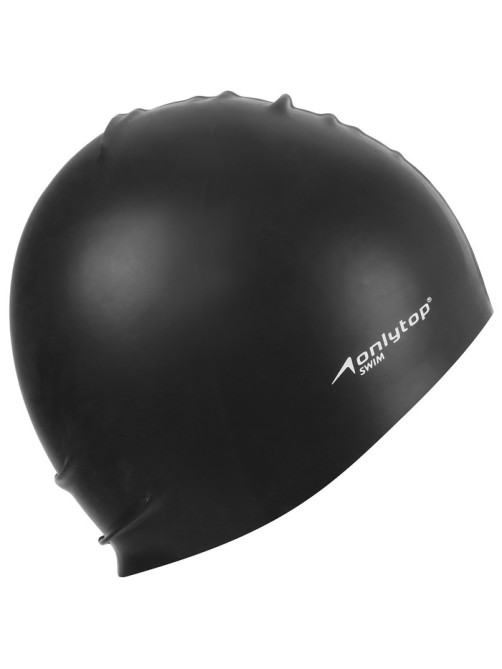 Шапочка для плавания взрослая ONLYTOP Swim, силиконовая, обхват 54-60 см