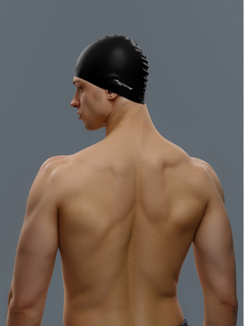 Шапочка для плавания взрослая ONLYTOP Swim, силиконовая, обхват 54-60 см