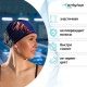 Шапочка для плавания подростковая ONLYTOP, тканевая, обхват 46-52 см, МИКС