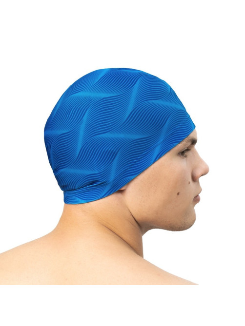 Шапочка для плавания взрослая ONLYTOP Swim, тканевая, обхват 54-60 см