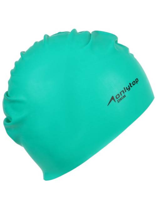 Шапочка для плавания взрослая ONLYTOP Swim, резиновая, обхват 54-60 см, МИКС