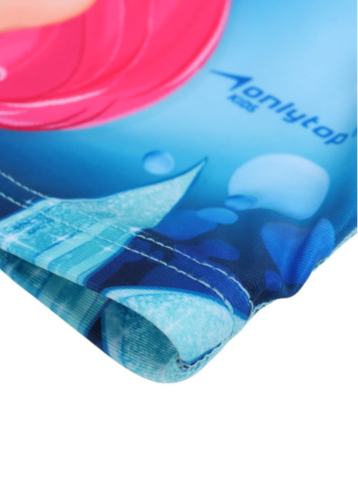 Шапочка для плавания ONLYTOP Swim «Русалка», детская, тканевая, обхват 46-52 см